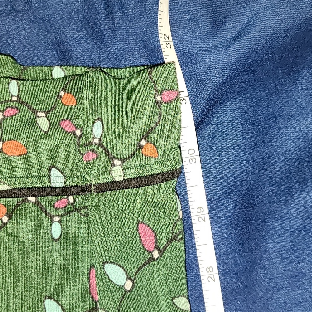 Green Christmas Light Meundies Pajama Set - Picture 6 of 6